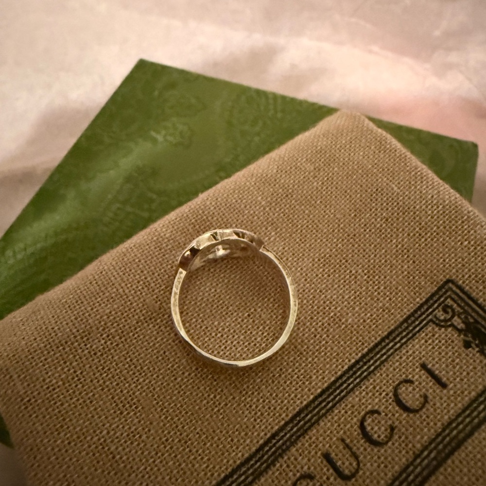Gucci sterling silver ring size 6 - Picture 5 of 6